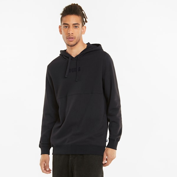 Sudadera con capucha Modern Basics para hombre, Puma Black, extralarge